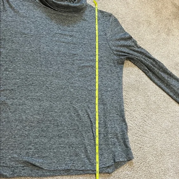 Madewell Whisper Cotton Turtleneck Gray Small - Picture 10 of 10